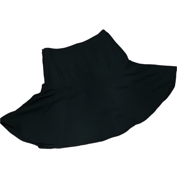 NWOT Talbots 4P Dark Black Dress Skirt flared skirt Date night flirty Sale - Picture 2 of 8